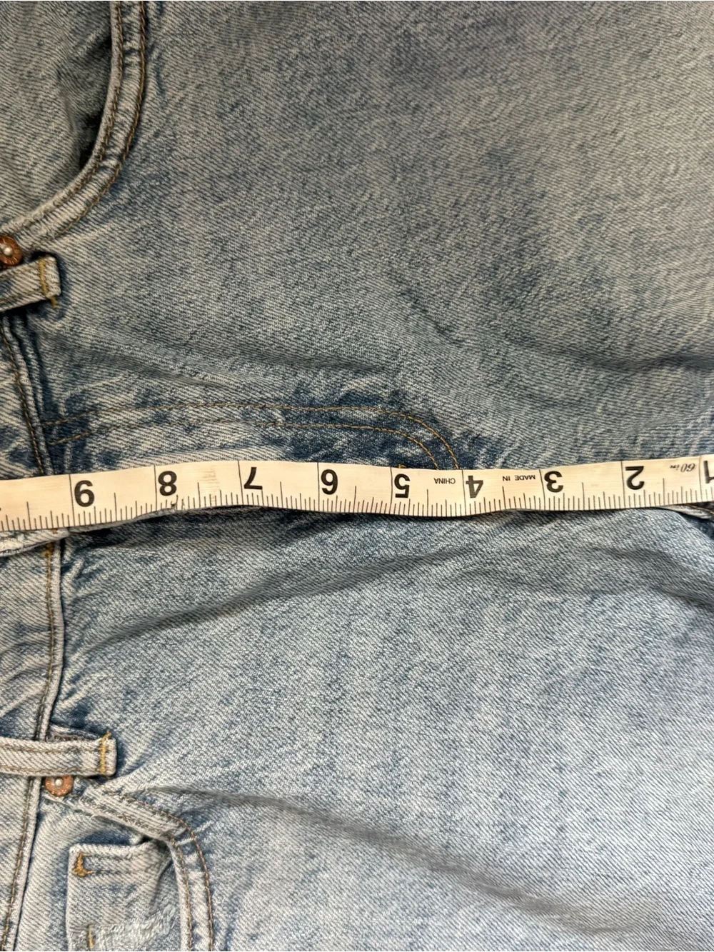 We The Free Light Blue High-Rise Distressed Jeans - Picture 4 of 8